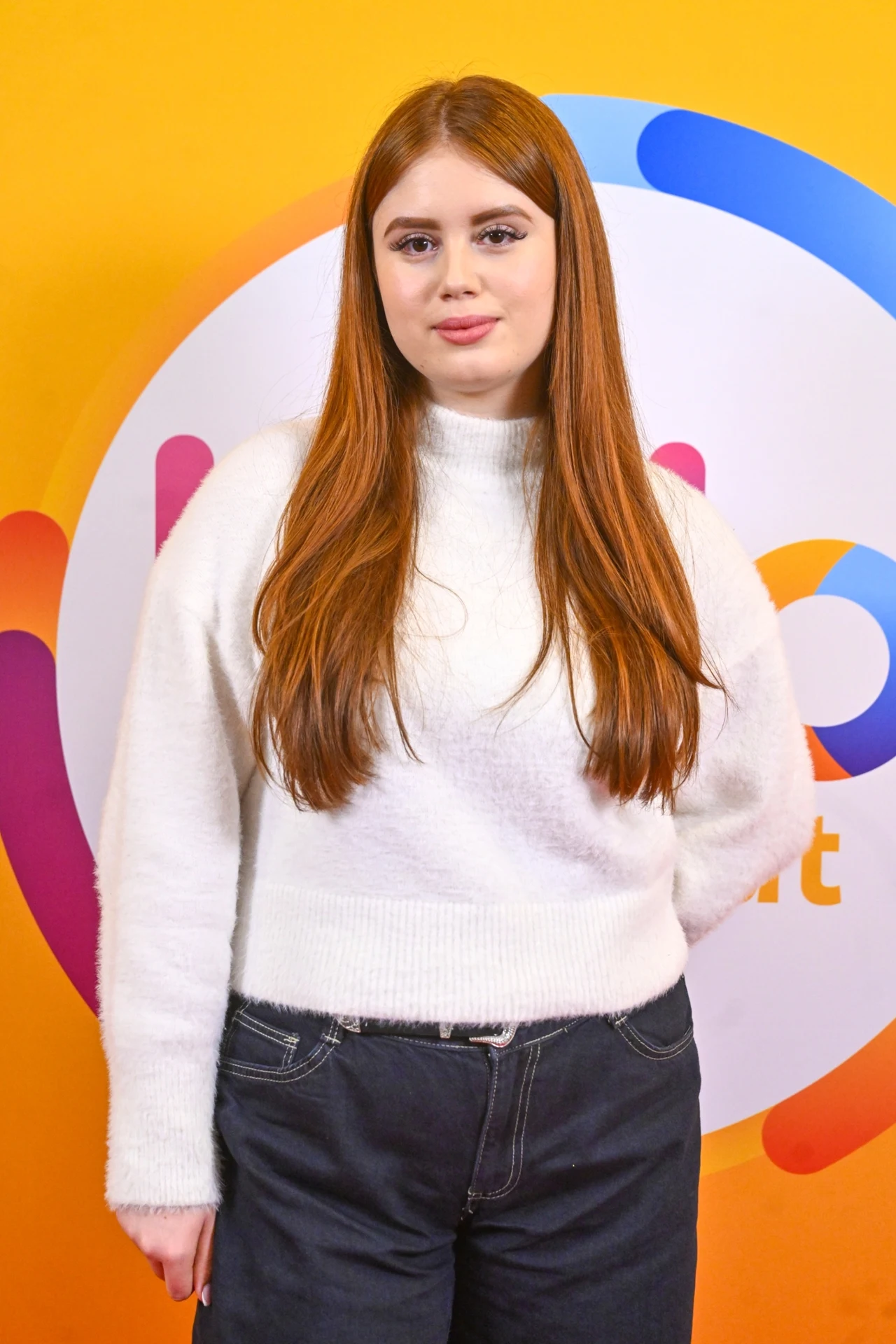 Oliwia po makijażu brwi