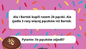 Pączek w ręce, a zagadka w głowie. Podejmiesz wyzwanie?