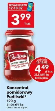 Koncentrat pomidorowy Pudliszki