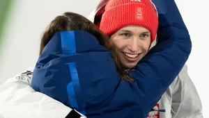 To w jej ramionach utonął Tomasiak po odbiorze medalu. Usłyszał od niej jedno