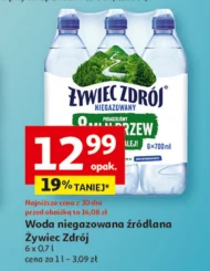 Woda niegazowana Żywiec
