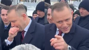 Nawrocki wyszedł i się zaczęło. Tego nie przewidział. Padła obietnica