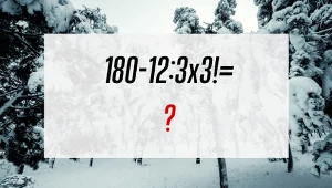 Czy obliczysz to działanie w 15 sekund?