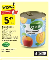 Brzoskwinie połówki O La La!