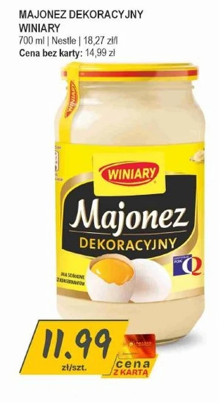 Майонез Winiary