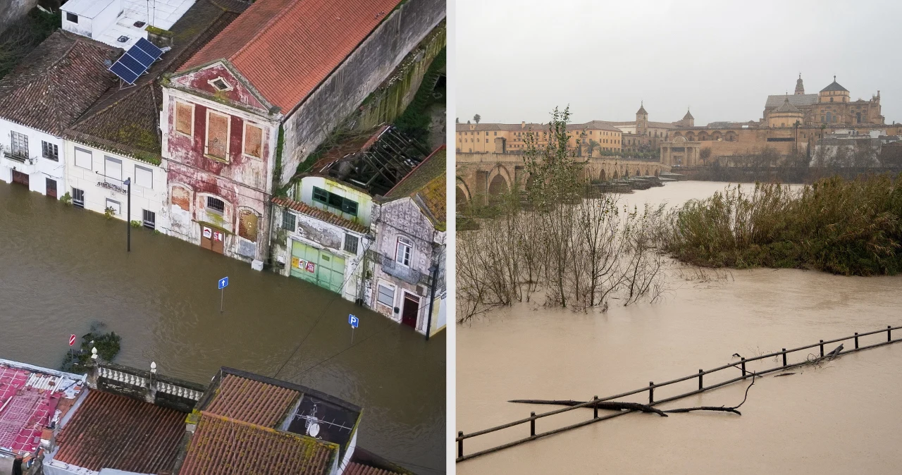 Zdjęcie: Ekstremalne warunki pogodowe w Hiszpanii i Portugalii z powodu burzy Nils