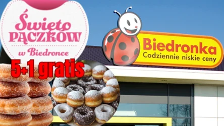 5+1 gratis w Biedronce. Tłusty Czwartek z ogromnymi rabatami