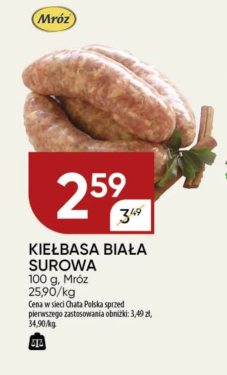 Біла ковбаса Mróz