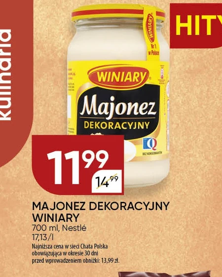 Майонез Winiary