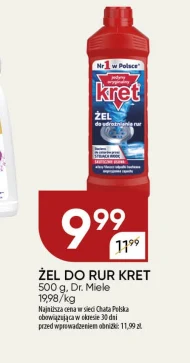 Żel do udrożniania rur Kret