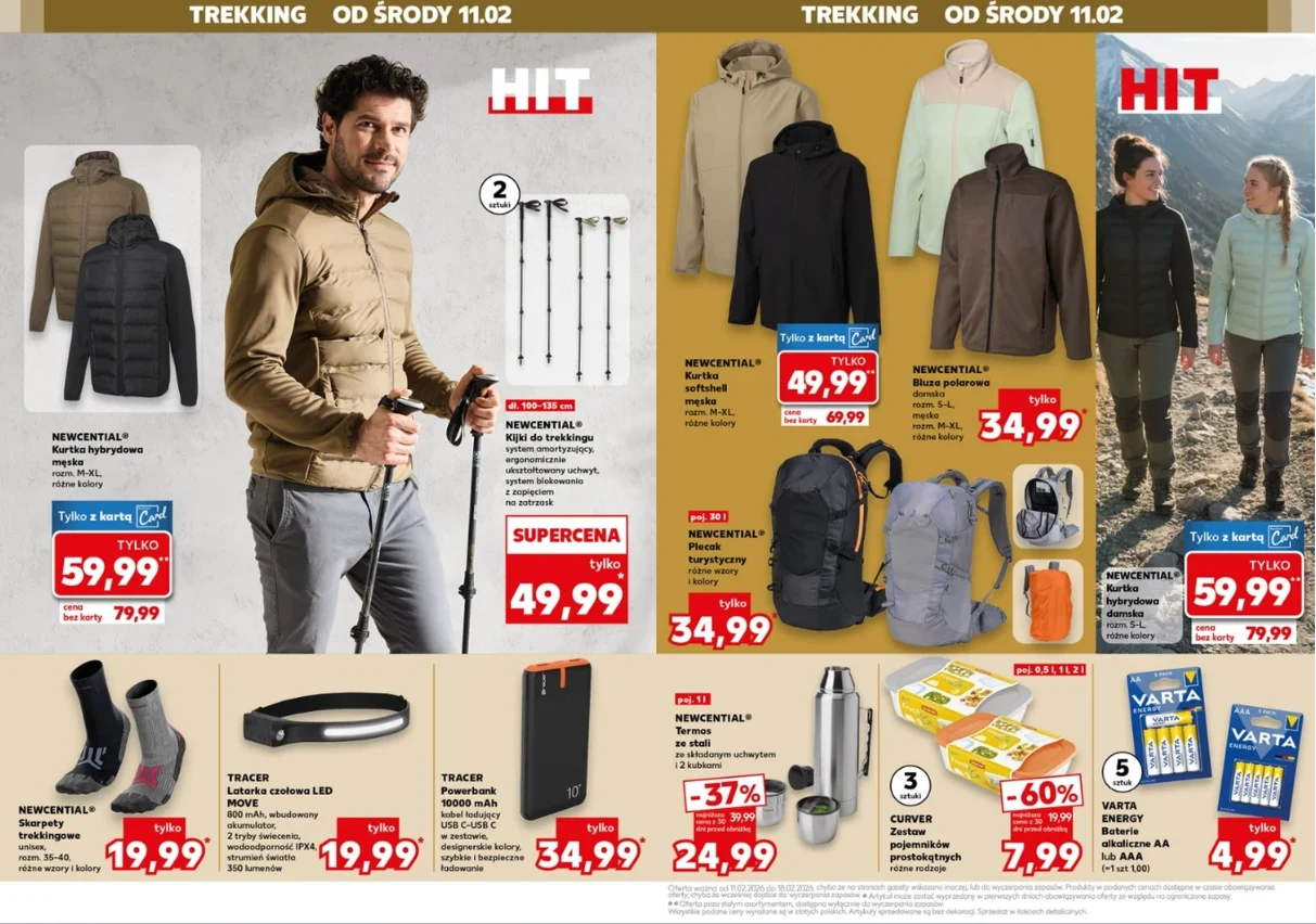 Kurtki trekkingowe w Kauflandzie