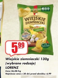 Chipsy Wiejskie ziemniaczki