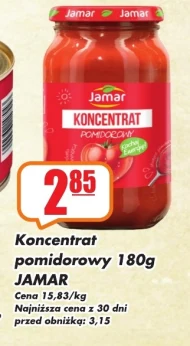 Koncentrat pomidorowy Jamar