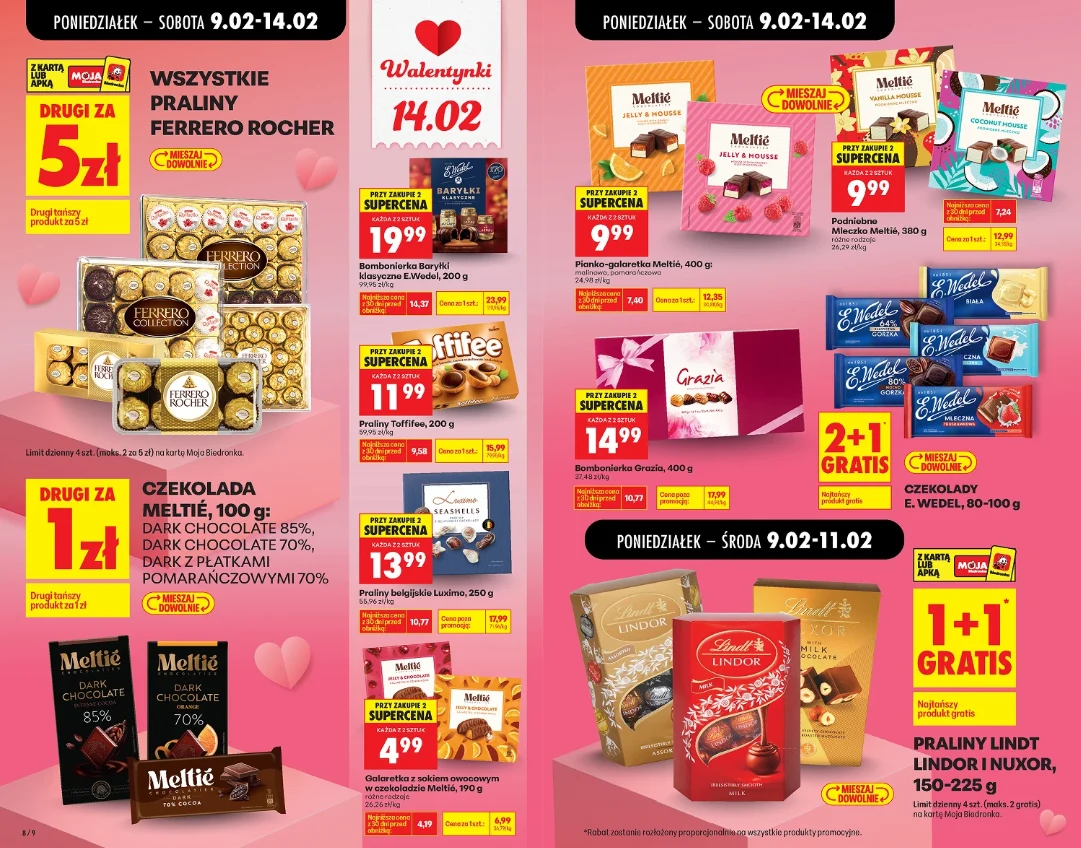Biedronka odpala słodką akcję na Walentynki