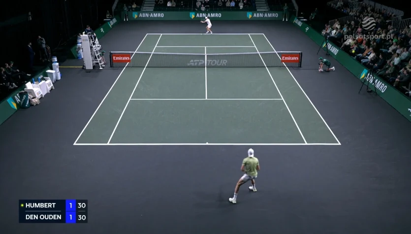 Ugo Humbert - Guy Den Ouden. Skrót meczu. WIDEO