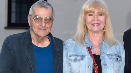 Maria Szabłowska z mężem