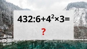 Zagadka matematyczna, która wprowadza w błąd. Spróbuj ją rozwiązać