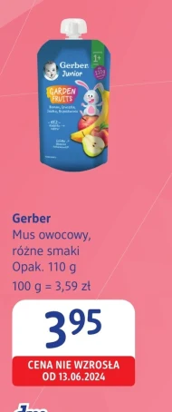 Mus owocowy Gerber