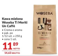 Kawa mielona Woseba