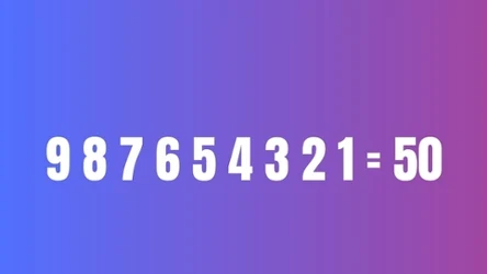 Wstaw dowolne symbole, by uzyskać wskazany wynik. Czy uda ci się rozwiązać zagadkę?