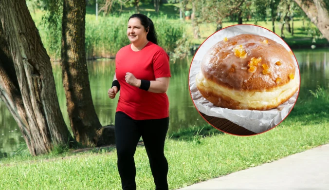 Jeden pączek to około 300–350 kilokalorii. Tyle energii organizm może spalać nawet przez godzinę umiarkowanego wysiłku
