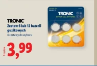 Zestaw baterii guzikowych Tronic