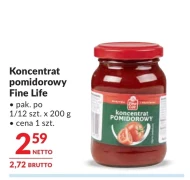 Koncentrat pomidorowy Fine life