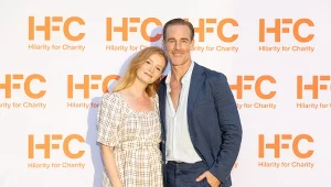 James Van Der Beek z żoną Kimberly we wrześniu 2023 roku
