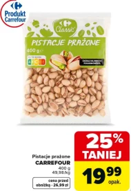 Смажені фісташки Carrefour