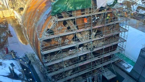 "Karpatka" zakończyła obrót. Gigant ważący 4,4 tys. ton na S19 gotowy.