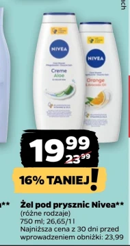 Żel pod prysznic Nivea