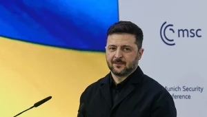 Mocne słowa Zełenskiego o NATO w Monachium. " To niemądre"