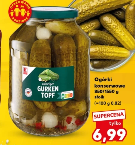 Консервовані огірки K-Classic