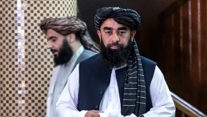 Rzecznik prasowy Talibów Zabihullah Mujahid 