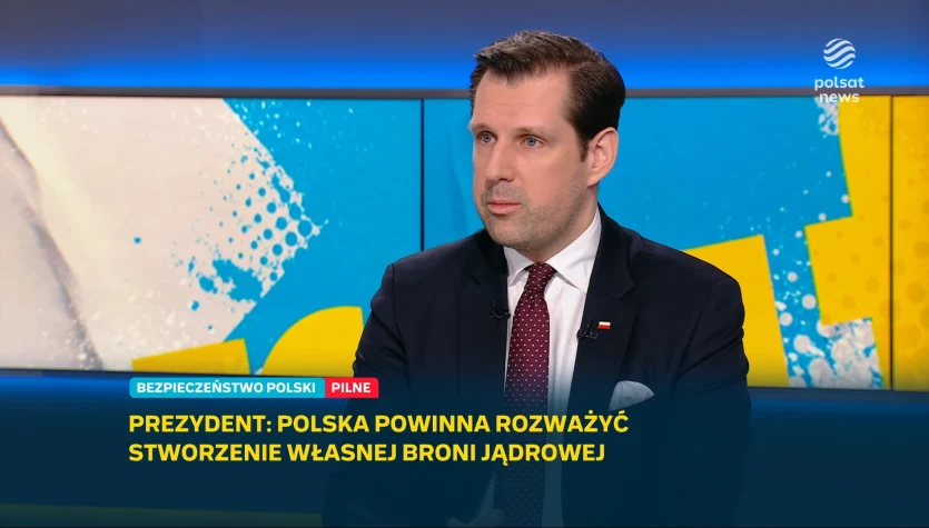 Polska broń atomowa. Bocheński skomentował stanowisko prezydenta