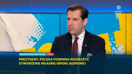 Polska broń atomowa. Bocheński skomentował stanowisko prezydenta