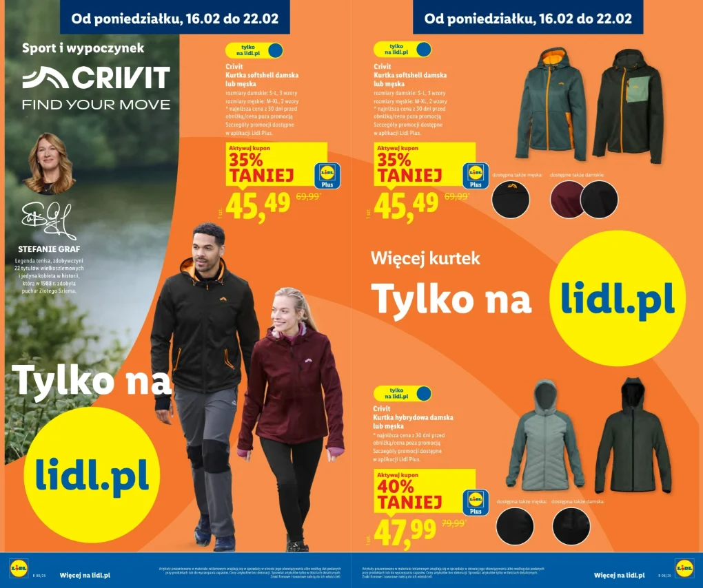 Strony 22-23 gazetki Lidla obowiązującej od 16.02 do 21.02.2026: https://www.lidl.pl/l/pl/gazetki/oferta-wazna-od-16-02-katalog-kw08/view/flyer/page/1