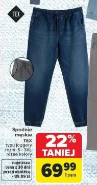 Spodnie męskie TEX