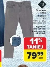 Spodnie męskie TEX