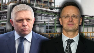 Węgry i Słowacja wezwały Chorwację do umożliwienia transportu rosyjskiej ropy (z lewej premier Słowacji Robert Fico, z prawej szef MSZ Węgier Peter Szijjarto)