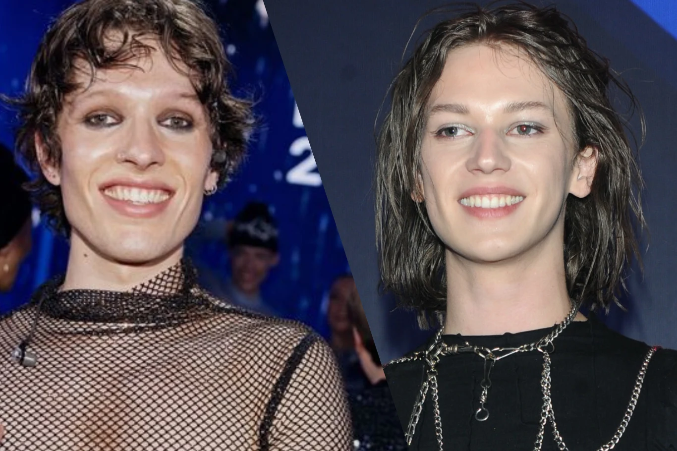 Søren Torpegaard Lund został reprezentantem Danii na Eurowizji 2026. Jann był o krok od konkursu w 2023 r. Dwie młode osoby z makijażem, ubrane w ciemne, modne stroje, obie uśmiechnięte, na tle rozświetlonej sceny z błękitnym światłem.