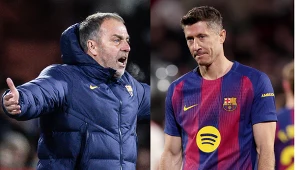 Lewandowski nie mógł uwierzyć, skandal w derbach. Flick aż zareagował