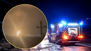 Rosyjska rafineria w płomieniach. Na niebie pojawiła się łuna ognia