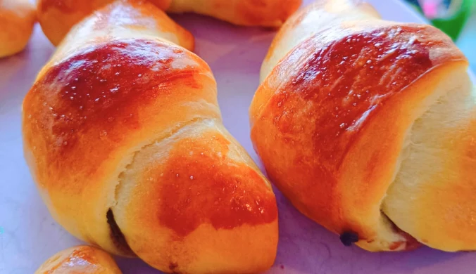 Rogaliki drożdżowe