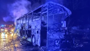 Tragiczny wypadek polskiego autokaru na Słowacji. Nie żyje jedna osoba