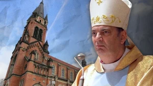 W raporcie wskazano na nieprawidłowości ze strony władz diecezji. Daty wskazują na to, że miał dopuścić się ich biskup Grzegorz Kaszak (na zdjęciu), kolaż: Lidia Ławecka