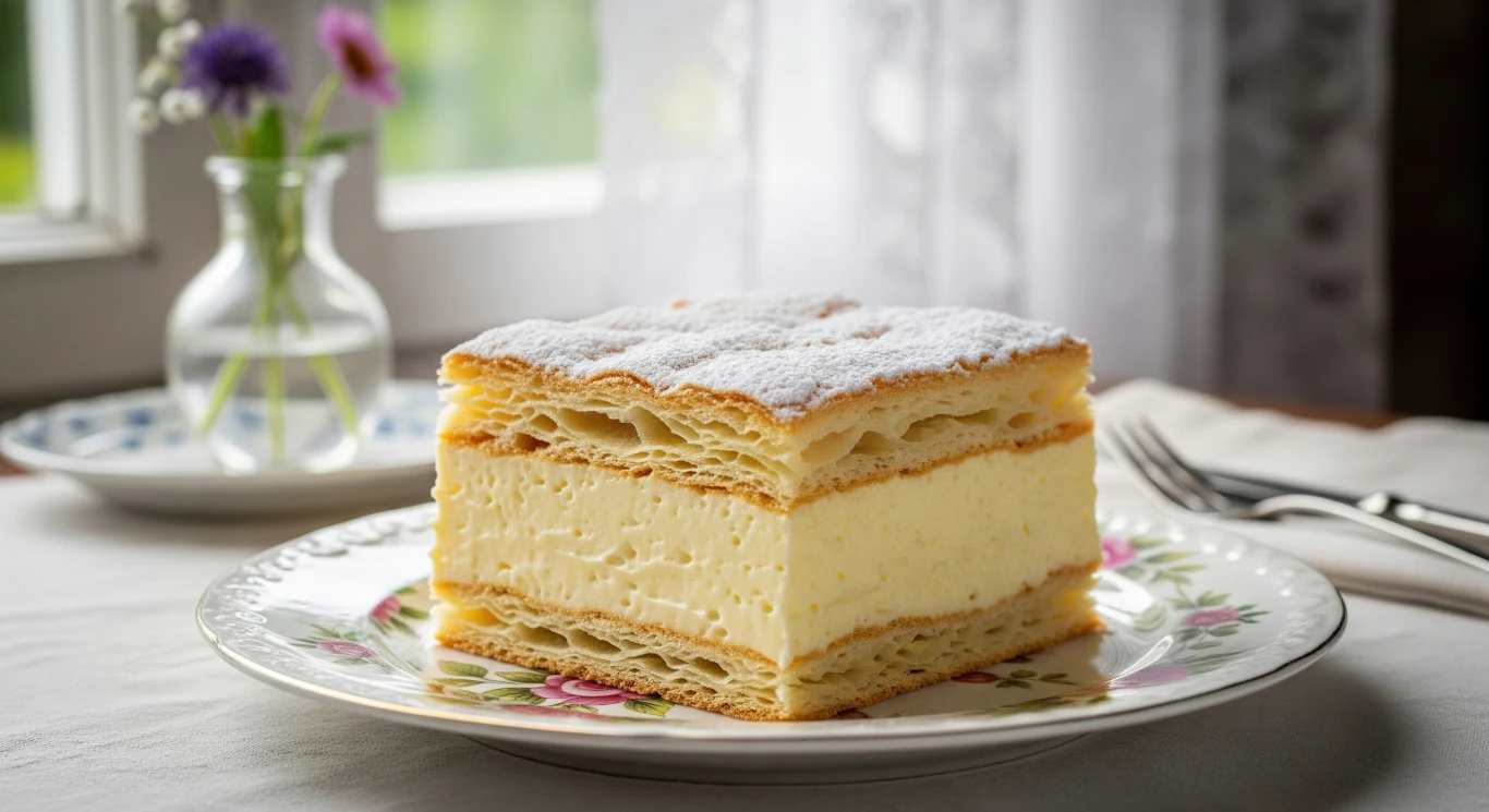 Kremówka wawelska rozpływa się w ustach Kremówka wawelska rozpływa się w ustach