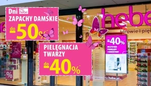 W Hebe rabaty nawet do -50%. Pielęgnacja i perfumy w niższych cenach