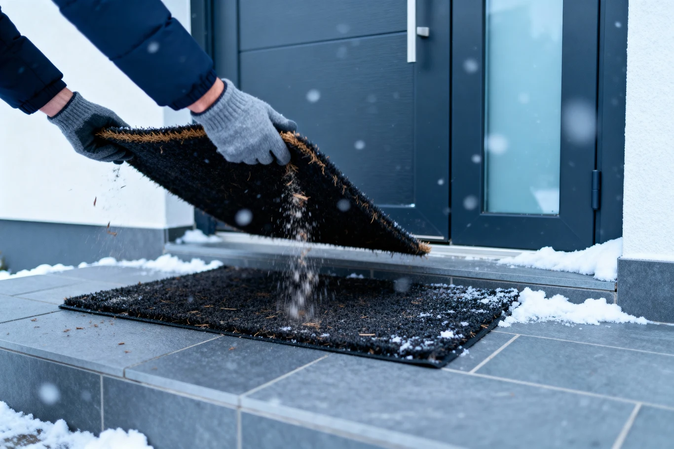 Rozsypanie soli pod wycieraczką według przesądów pomaga odgonić pecha. 