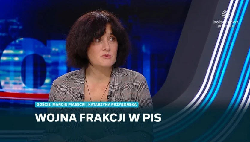 "Debata polityczna". Wojna frakcji w PiS. Przyborska: Wpis prezesa na X to "wyraz bezradności" 
